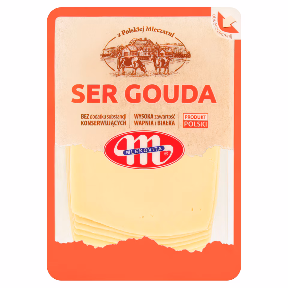 Mlekovita Gouda Cheese Slices 150g