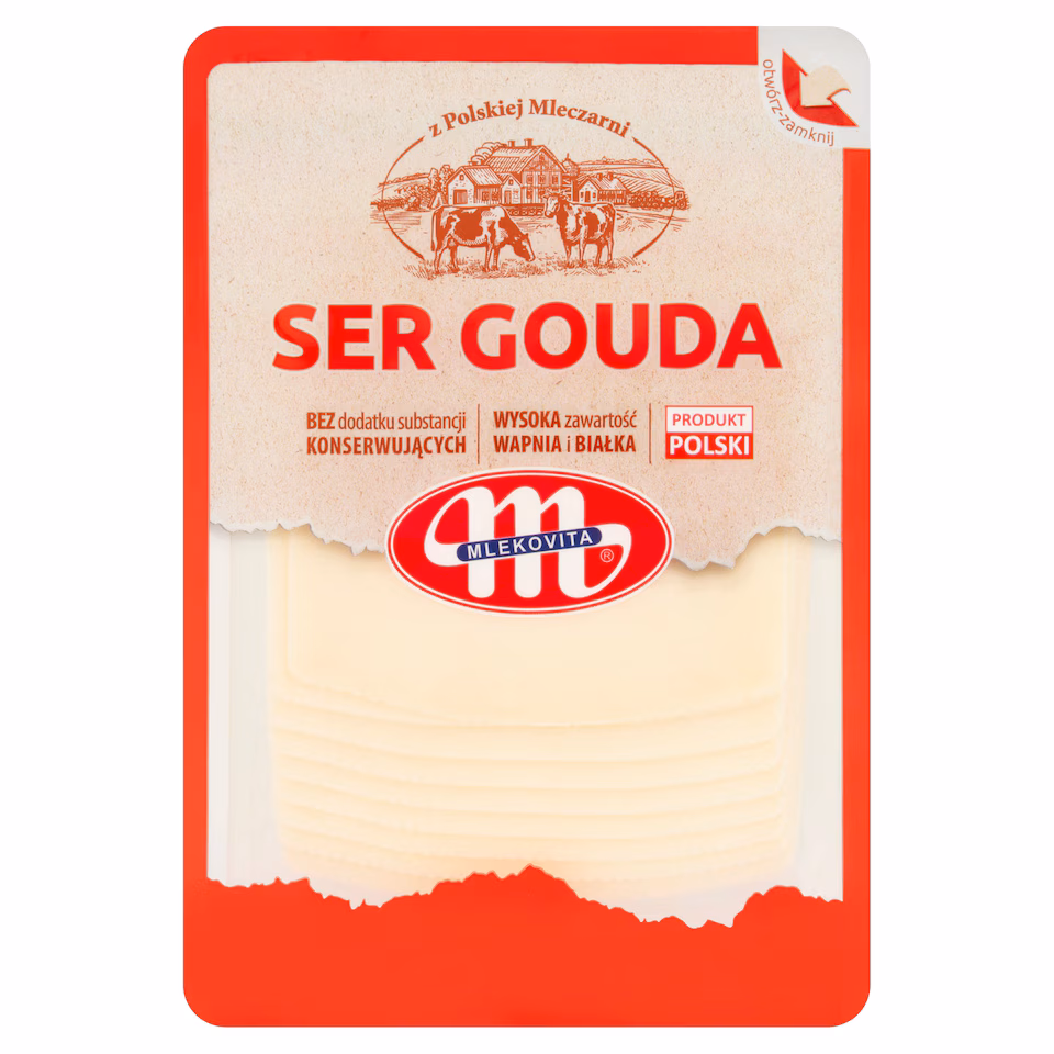 Mlekovita Gouda Cheese Slices 150g