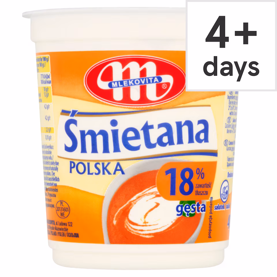 Mlekovita 18% Fat Sour Cream 400G