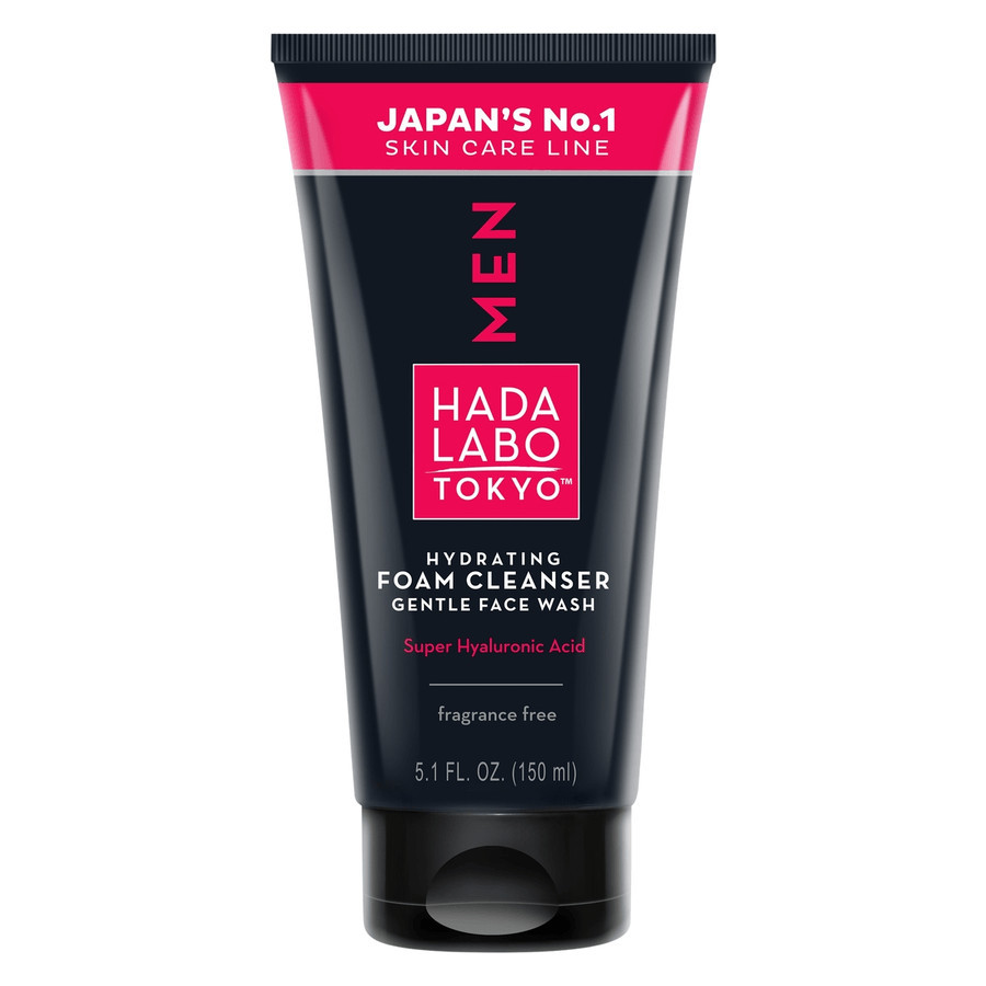 Hada Labo Tokyo Men Hydrating Foam Cleanser Gentle Face Wash 150ml