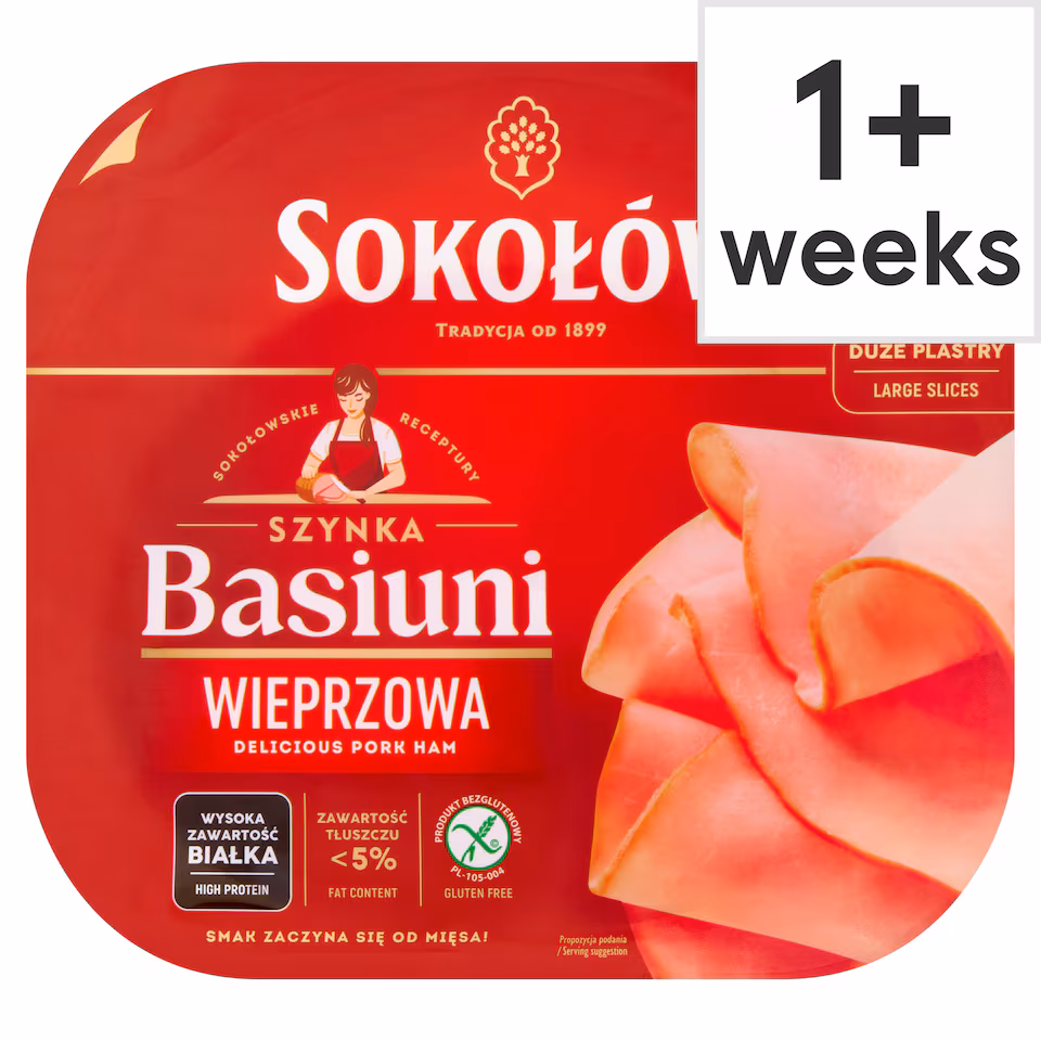 Sokolow Grandma Smoked Ham Slice 140G