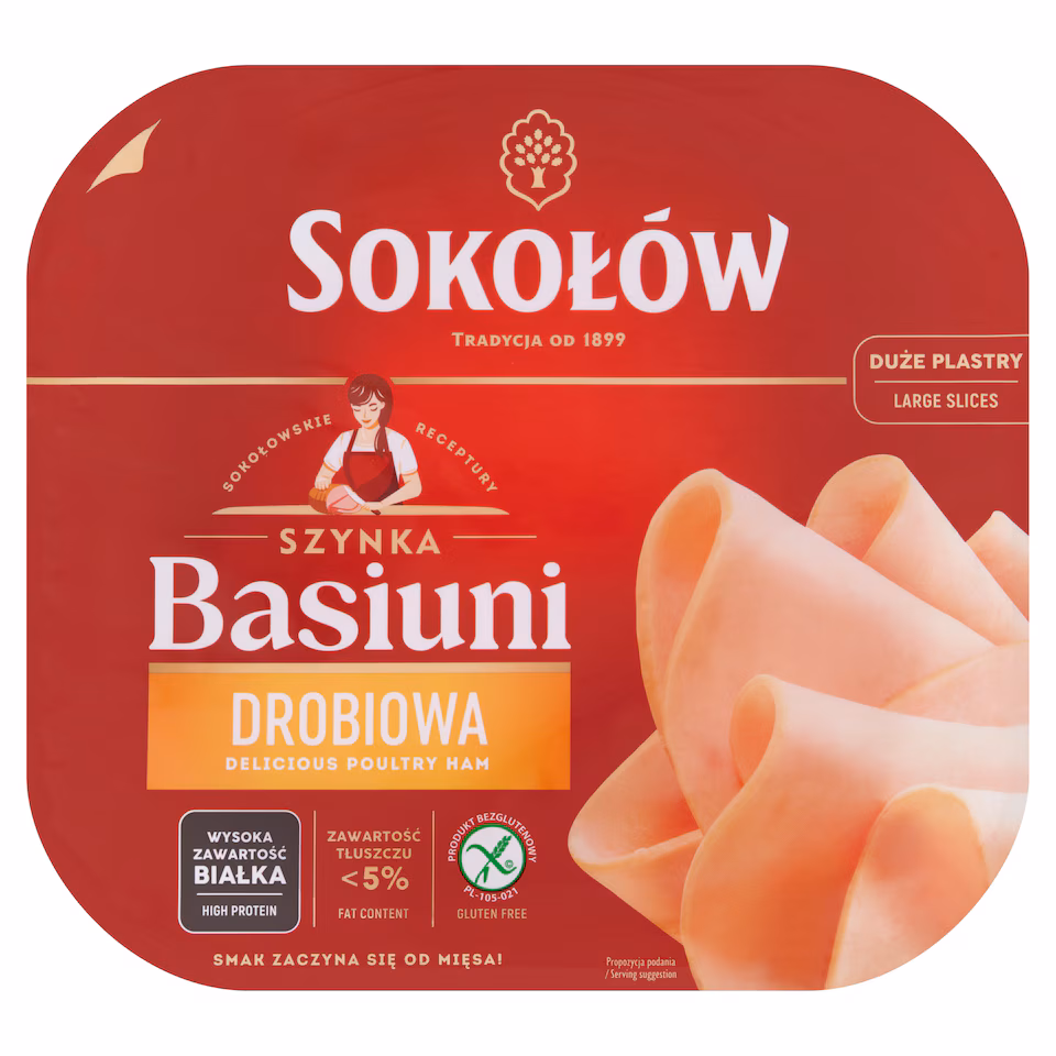 Sokolow Chicken Basiuni Ham 140g