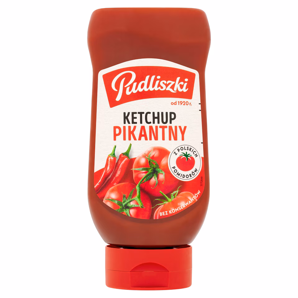 Pudliszki Hot Tomato Ketchup 480G