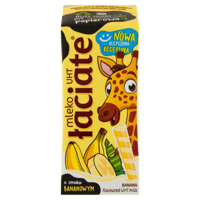 Mlekpol Banana Flavoured UHT Milk 200ml