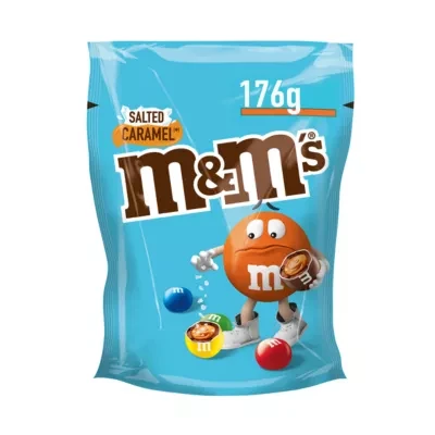 M&M's Salted Caramel Milk Chocolate Sharing Pouch Bag 176g