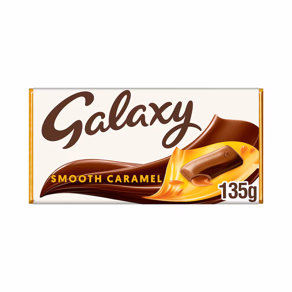 Galaxy Smooth Caramel & Milk Chocolate Bar 135g