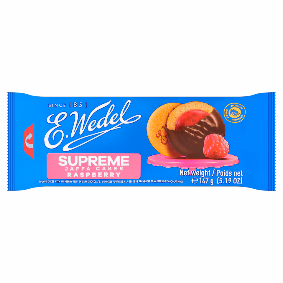 E. Wedel Supreme Jaffa Cakes - Raspberry 147g