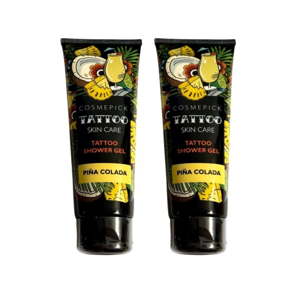COSMEPICK Tattoo Pina Colada Shower Gel 2 x 200ml