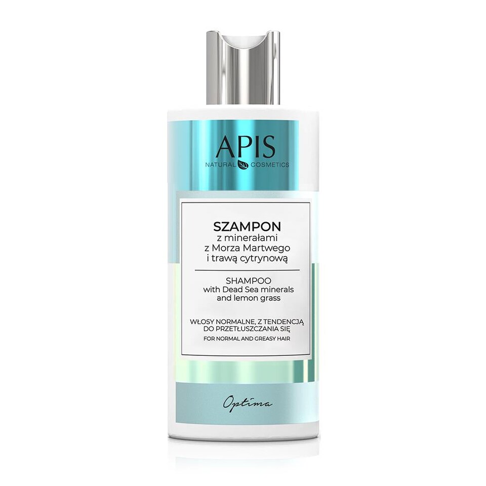 Apis OPTIMA Shampoo with Dead Sea Minerals & Lemongrass 300 ml
