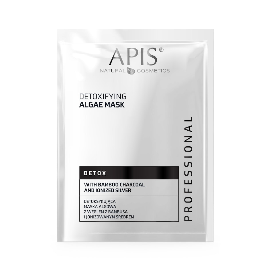 Apis Detox Algae Mask Bamboo Charcoal & Ionised Silver 20g