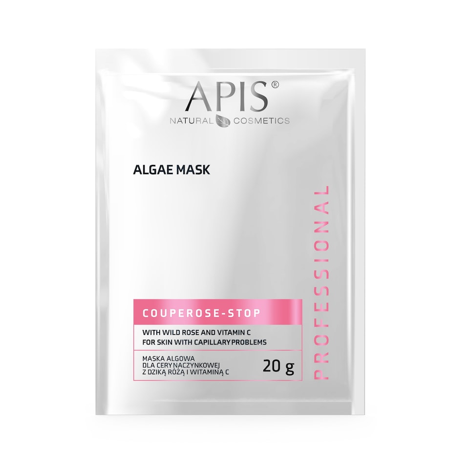Apis Couperose-Stop Algae Mask with Wild Rose & Vitamin C 20g