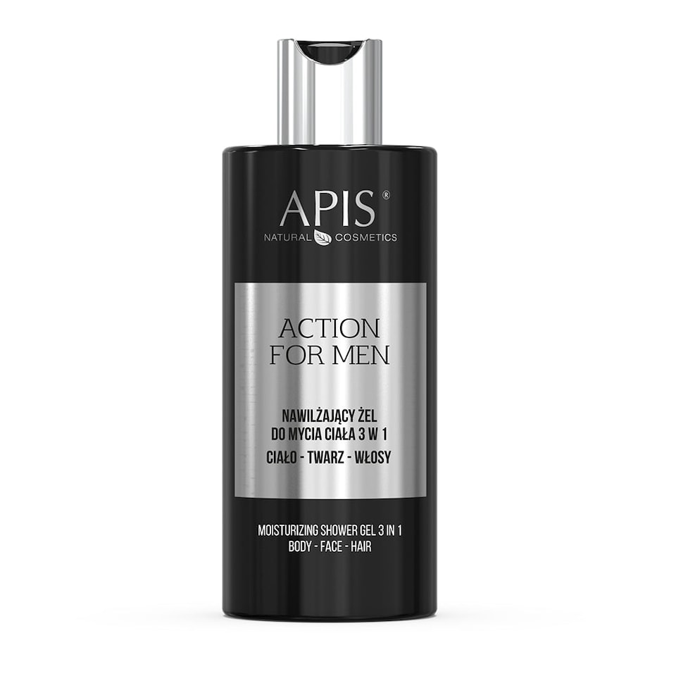 Apis ACTION FOR MEN Moisturising 3-in-1 Body Wash Gel 300ml