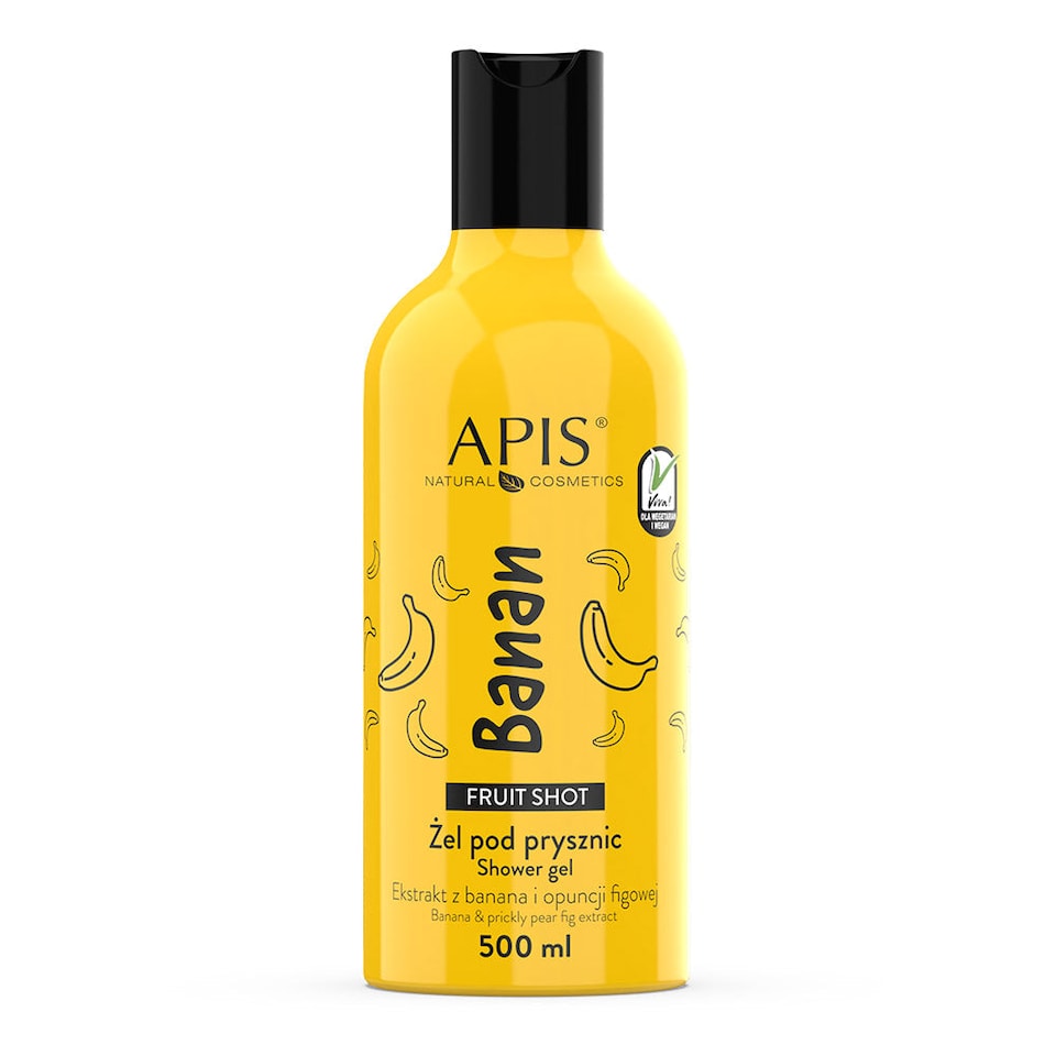 Apis Fruit Shot Banana Shower Gel 500ml