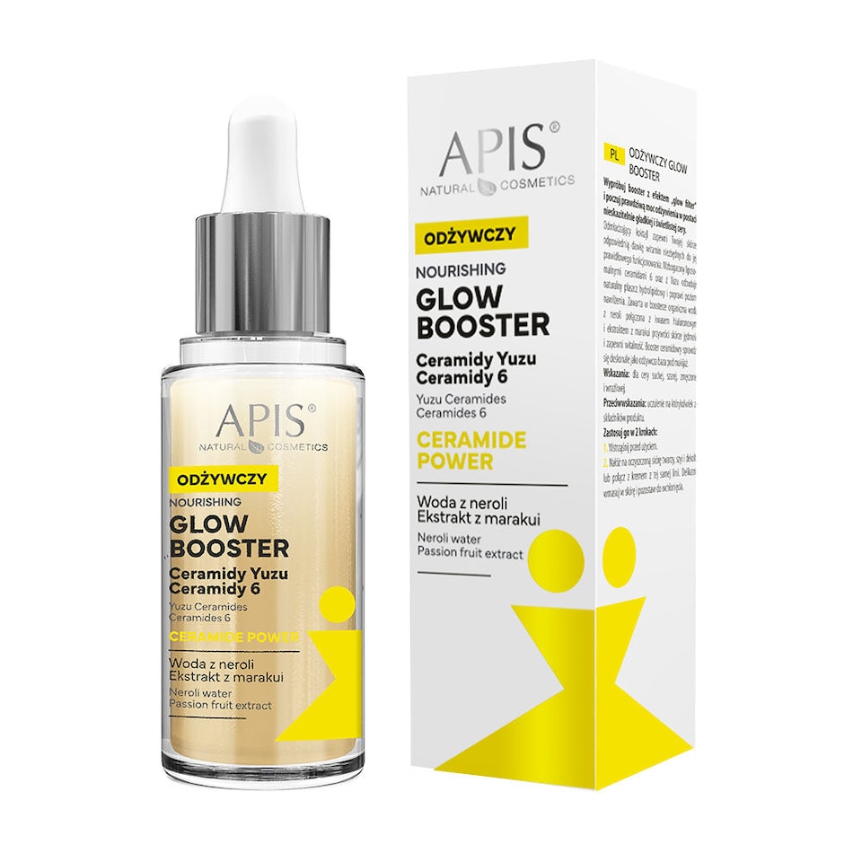 Apis Ceramide Power nourishing glow booster - rebuilds skin barrier for hydrated, radiant skin 30ml