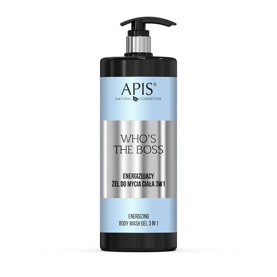 APIS Who's the Boss Energising 3-in-1 Body Wash Gel 1L