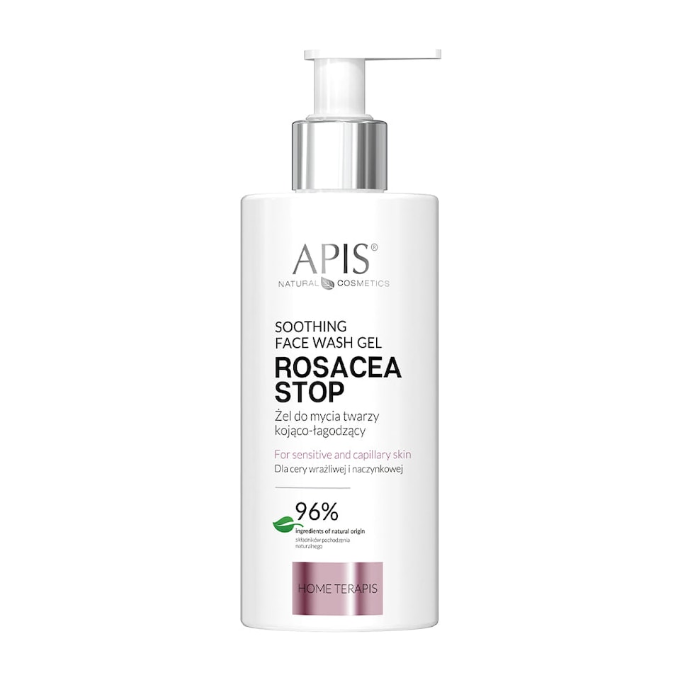 Apis Rosacea-Stop Soothing & calming facial cleansing gel 300 ml