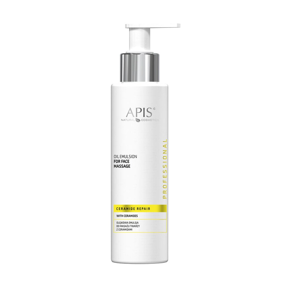 Apis Ceramide Repair Face Massage Oil Emulsion with Ceramides | 150ml