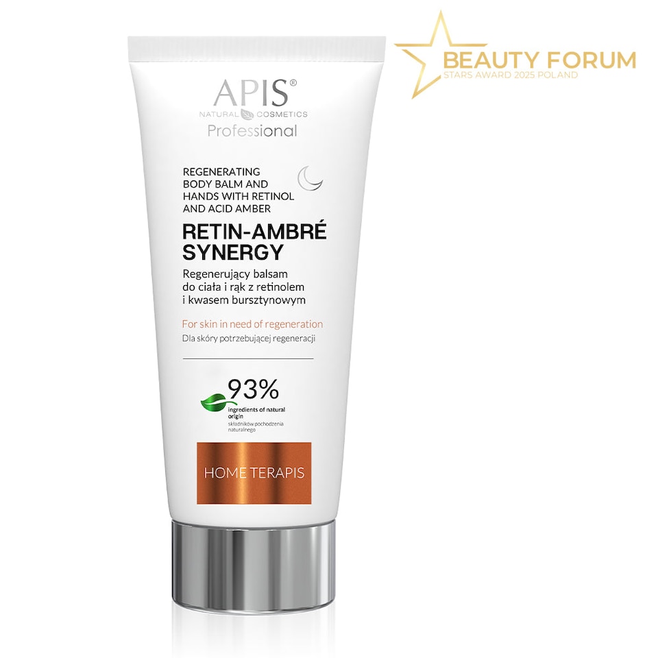 Apis RETIN-AMBRE SYNERGY HOME THERAPIS Regenerating body & hand balm with retinol & succinic acid (night) 200 ml