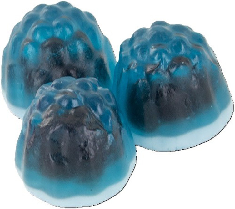 Geléblåbær Søte Vingummi 3kg Snop