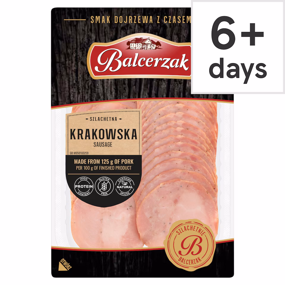Balcerzak Sliced Krakowska Sausage 80g