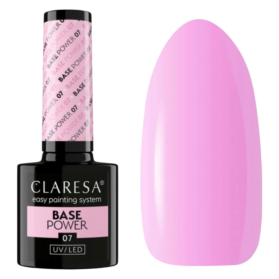 Claresa Power Base Hybrid Soak-Off 07 Candy Pink 5g