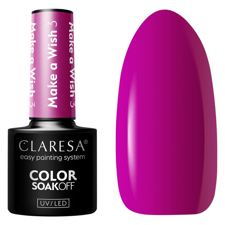 Claresa Nail Polish Hybrid Soak Off Make A Wish 03 5ml