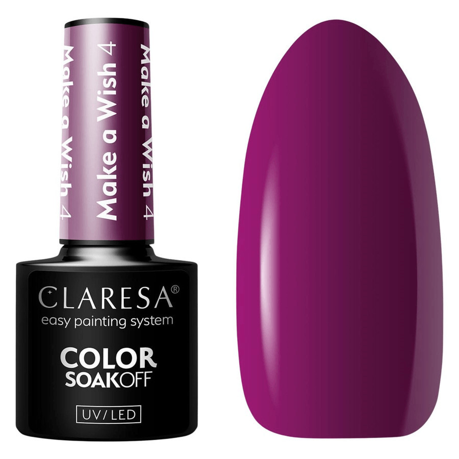 Claresa Nail Polish Hybrid Soak Off Make A Wish 04 5ml