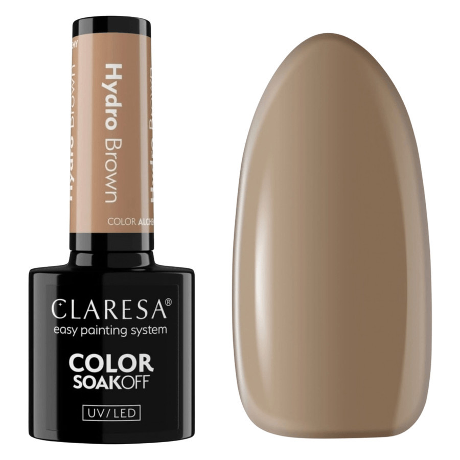 Claresa Hybrid Soak Off Nail Polish Alchemy Hydro Brown 5ml