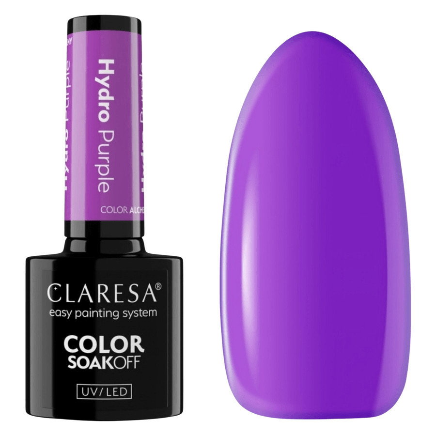 Claresa Hybrid Soak Off Nail Polish Alchemy Hydro Purple 5ml