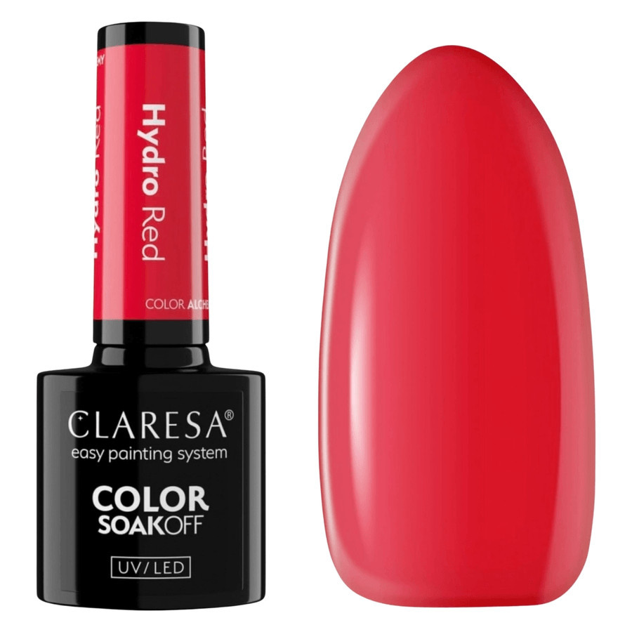 Claresa Hybrid Soak Off Nail Polish Alchemy Hydro Red 5ml