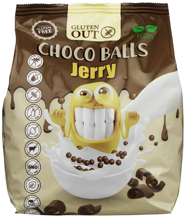 Choco Balls Gl.Fri 375g Jerry