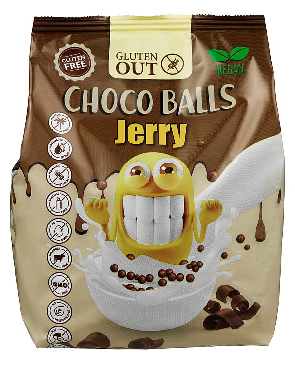 Choco Balls Gl.Fri 375g Jerry