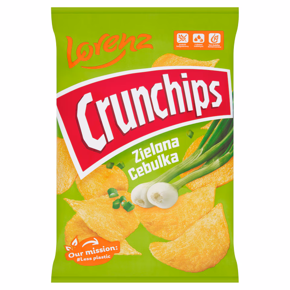 Lorenz Crunchips Green Onion 140G