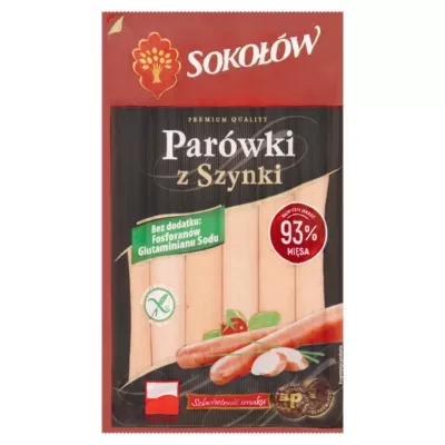 Sokolow Pork Hot Dogs 250g