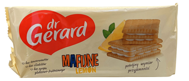 Kjeks Mafijne Lemon 216g Dr Gerhard