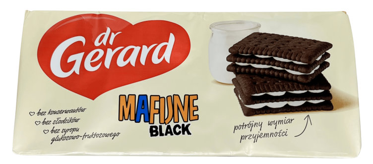 Kjeks Mafijne Black 216g Dr Gerhard