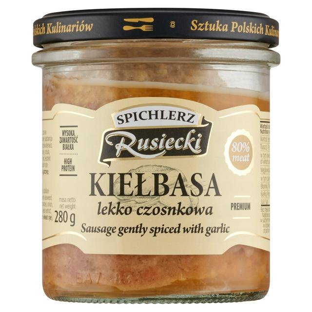 Spichlerzl Rusiecki Premium Sausage Gently Spiced with Garlic 280g