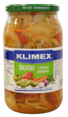 Salat med Grønne Tomater Klimex 840g