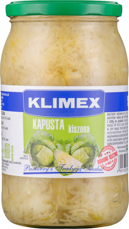 Surkål 850g Klimex