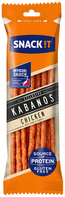 Kabanossi Chicken Exclusive 120g Snackit