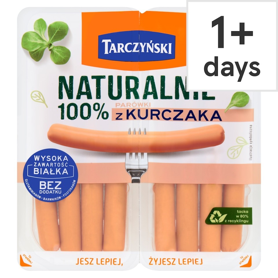 Tarczynski Natural Chicken Frankfurters 2x80g
