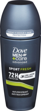 Dove Men+care Roll-on Sport Fresh Deo Antiperspirant Advanced Care 50ml