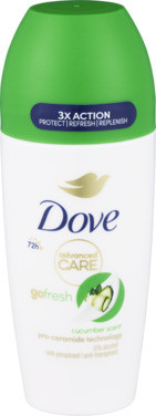 Dove Roll-on Cucumber & Green Tea Deo Antiperspirant Advanced Care 50ml