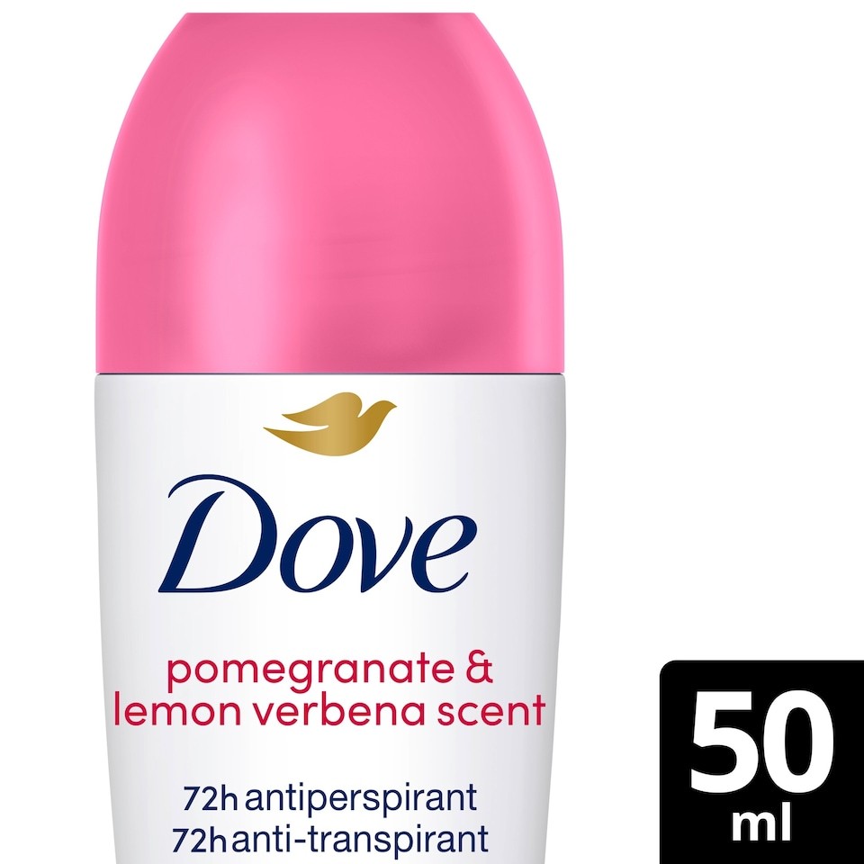 Dove Women Go Fresh Pomegranate 72h Advanced Care Roll-On Antiperspirant Deodorant 50ml
