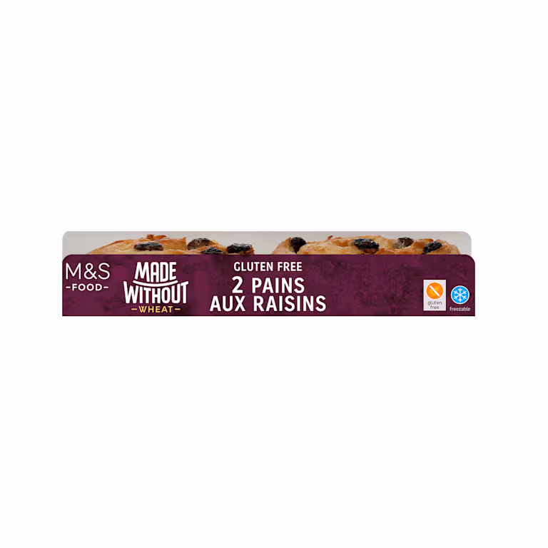 M&S Made Without Wheat Gluten Free 2 Pains Aux Raisins