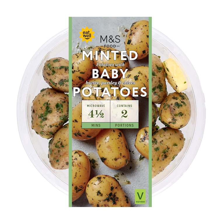 M&S Minted Baby Potatoes