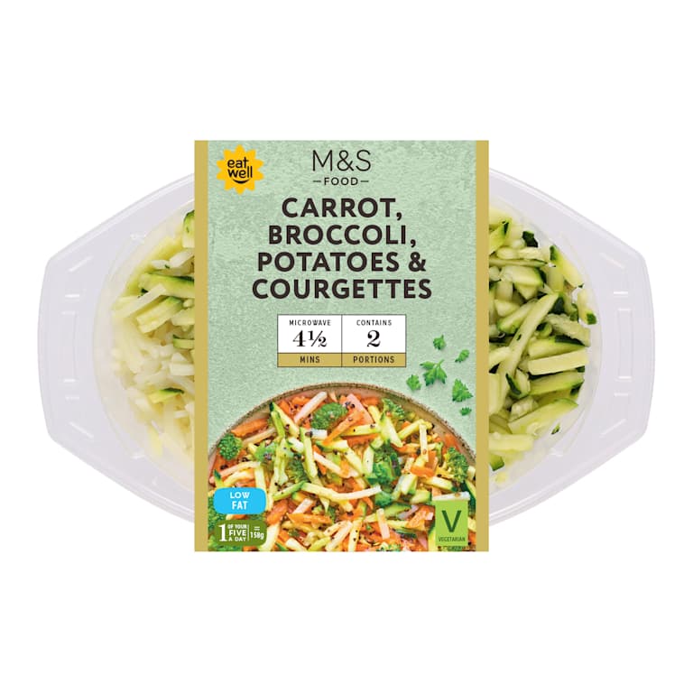 M&S Carrot, Broccoli, Potatoes and Courgettes
