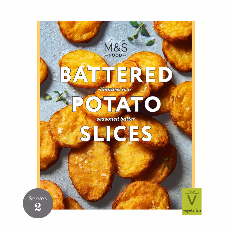 M&S Battered Potato Slices