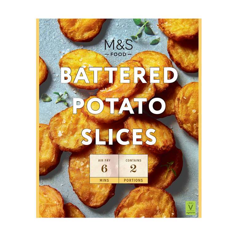 M&S Battered Potato Slices