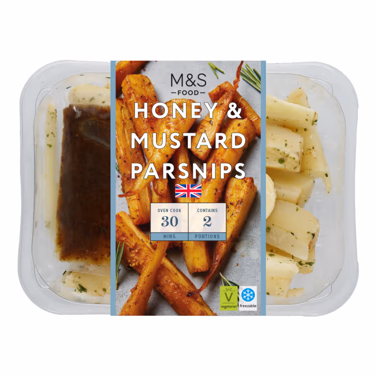 M&S British Honey and Mustard Parsnips